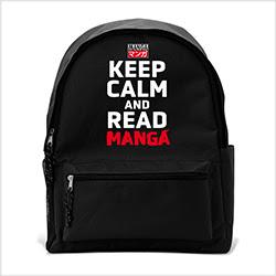 Actual product image ABYstyle KEEP CALM AND READ MANGA - Backpack - Asian Art