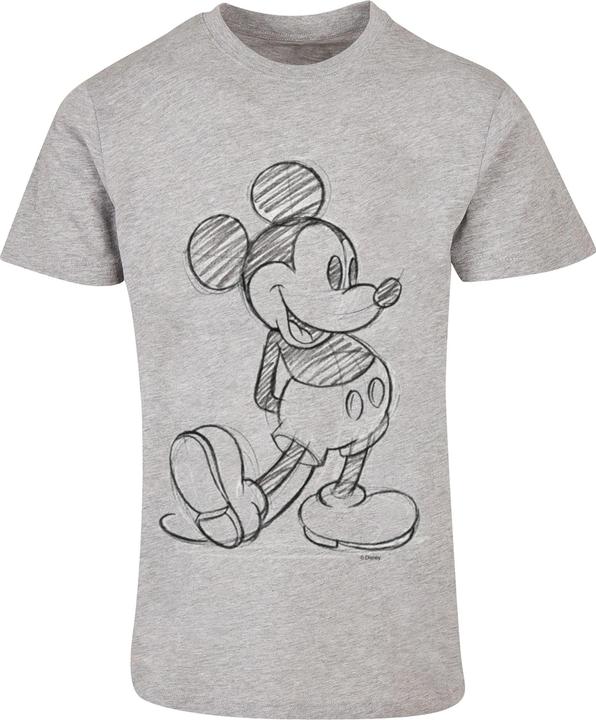 Actual product image Absolute Cult Mickey Mouse - Sketch Kick T-Shirt - 117967 (XS)