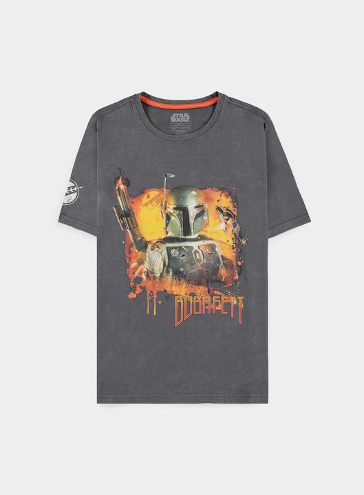 Immagine prodotto The Mandalorian Tshirt a maniche corte Boba Fett Acid Wash Uomo (L)