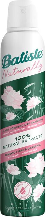 Actual product image Batiste Trockenshampoo Naturally Bamboo Fibre&Gardenia (200 ml, Dry shampoo)