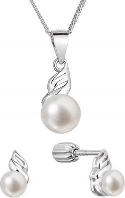Image du produit Evolution Group Charmant ensemble de bijoux en perles réelles 29046.1B (Boucles d'oreilles. Chaîne. Pendentif)