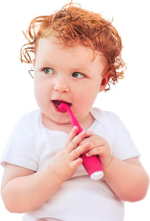 Image du produit Foreo Brosse à dents sonique ISSA Baby Strawberry Rose Lion (Brosse à dents sonique)