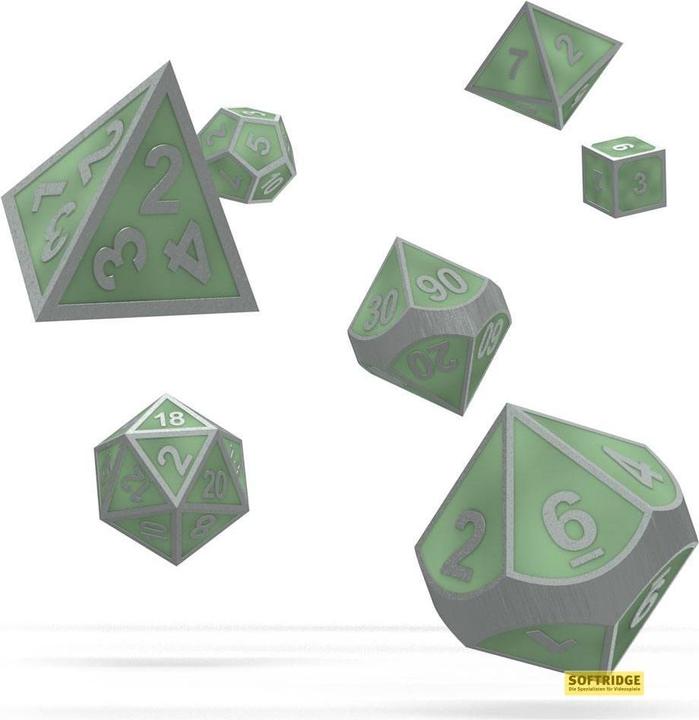 Oakie Doakie Dice Würfel RPG-Dice Set: Druid's Blaze Glow in the Dark
