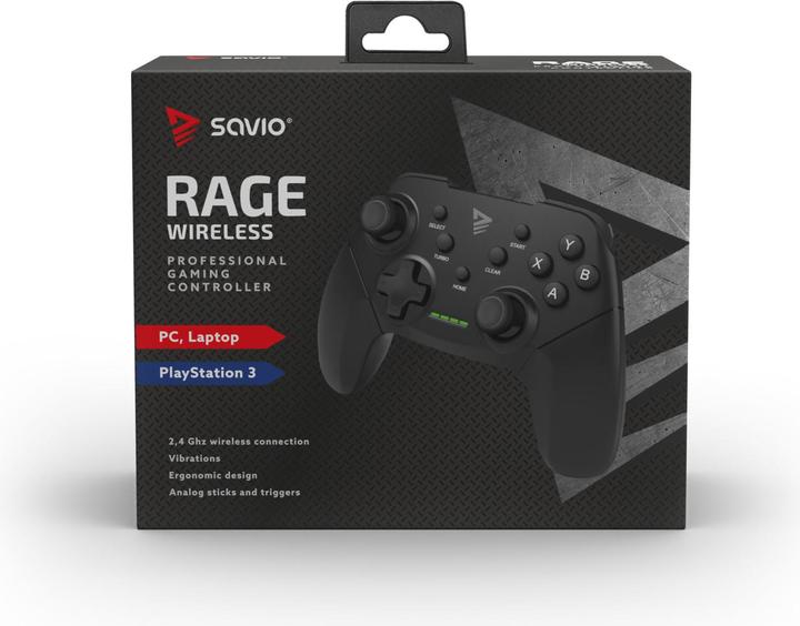 Immagine prodotto Savio Gamepad Rage (PS3, PC)