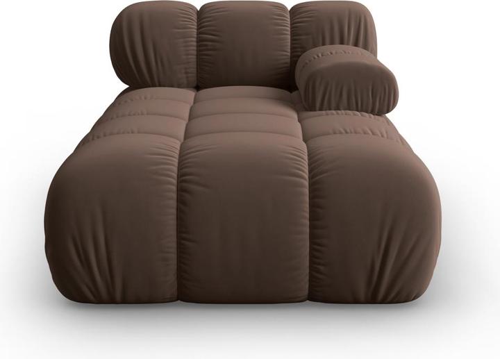 Actual product image Micadoni Velvet Chaise Longue Right, "Bellis", 1 Seat, 155x94x70Made in Europe (Chaise longue)