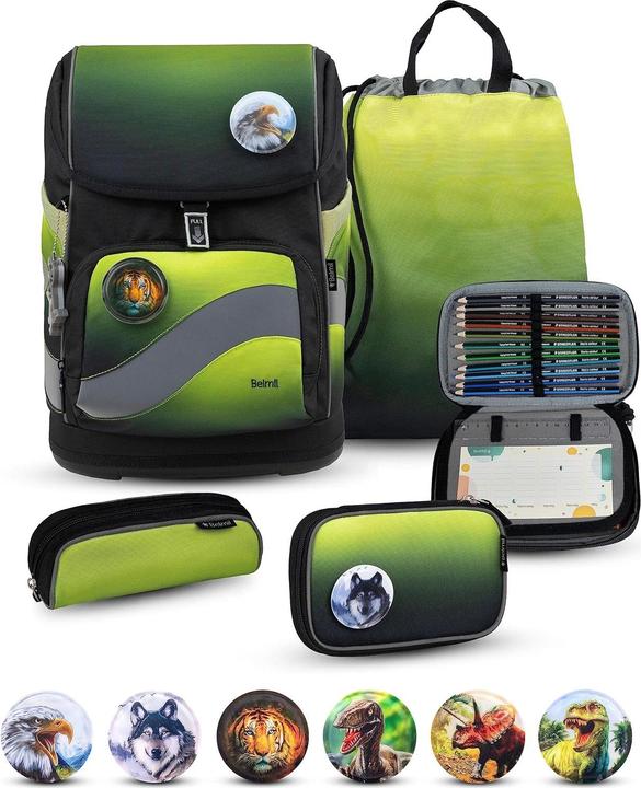 Belmil Smarty Plus 5-teiliges Schulranzen-Set (20 l)