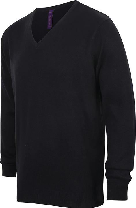 Produktbild Henbury FeinstrickPullover Sweatshirt mit VAusschnitt (4XL)