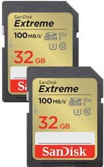 Actual product image SanDisk Extreme (32 GB, SDHC, U3, UHS-I)