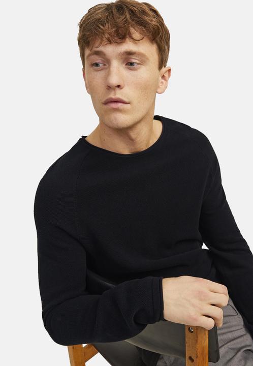 Immagine prodotto Jack & Jones Einfarbig Strickpullover mit Rundhals Strickpullover mit Rundhals (3XL)
