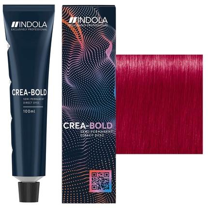 Actual product image Indola Creation Bold Semi-Permanent Bright Red Hair Dye 100ml