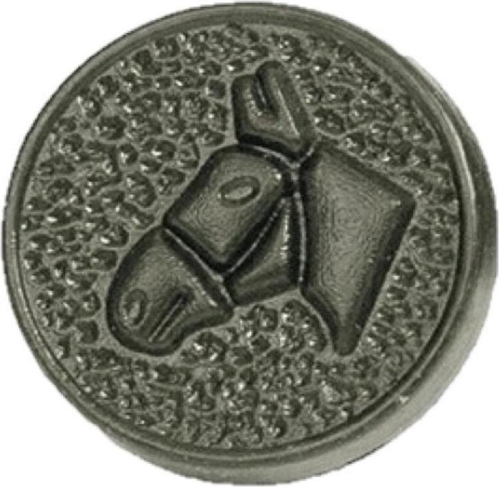 Shires Knopf Pferdekopf (S)