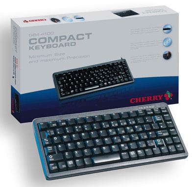 Actual product image CHERRY Compact keyboard 86 key USB/PS2 GERMAN (DE, Cable)