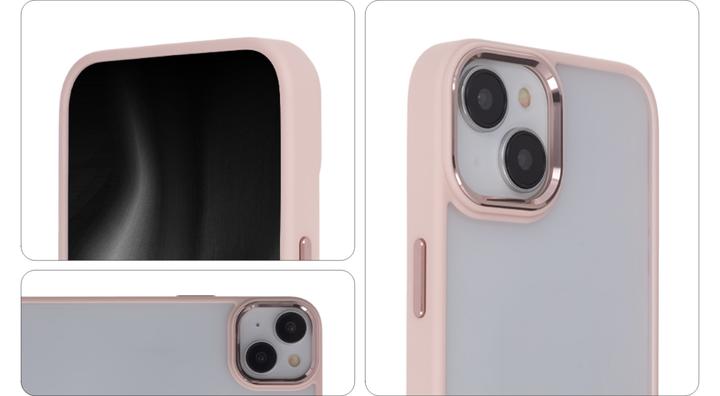 Actual product image Tecto Shield Satin Elegant Matt Case for Samsung Galaxy A14 4G / A14 5G pink (Samsung Galaxy A14 5G, Samsung Galaxy A14)