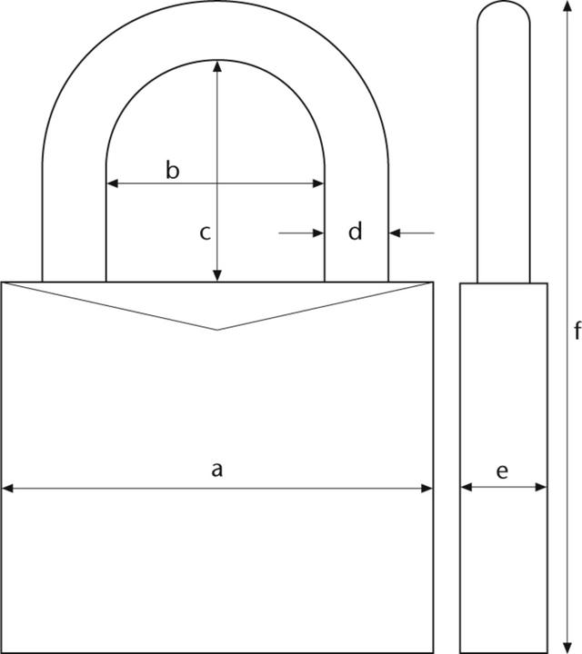 Produktbild Abus Zahlenhangschloss 165/40