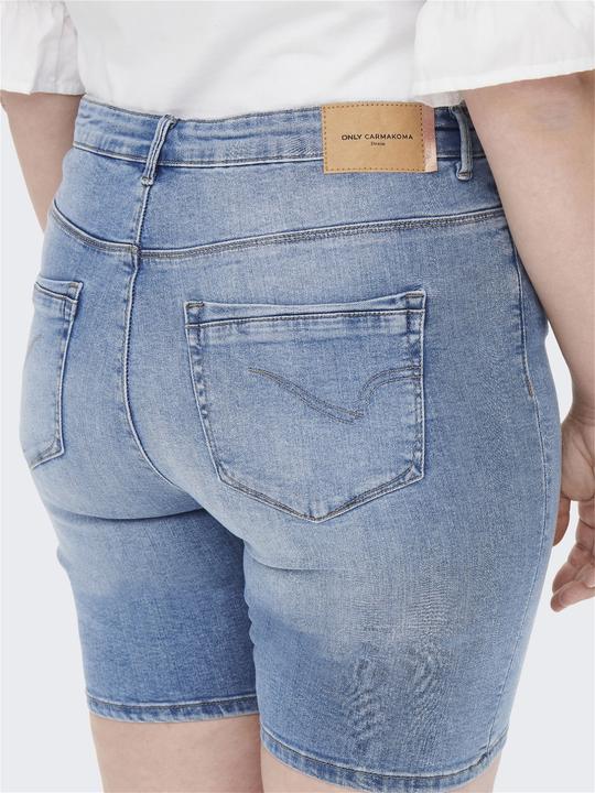 Image du produit Only Curvy CARLaola Reg Short en jean déstructuré (42)
