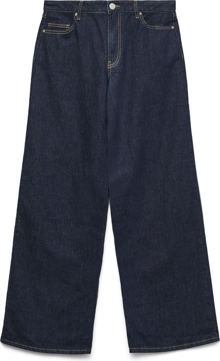 Vero Moda VMFAYE Niedrige Taille Weiter Beinschnitt Jeans Weit geschnitten
