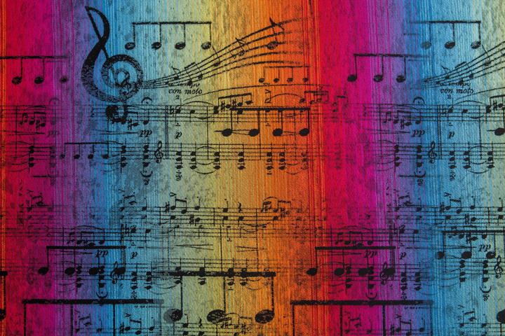 Image du produit Lennylamb Ringsling - Symphony Rainbow Dark (1.80 m)