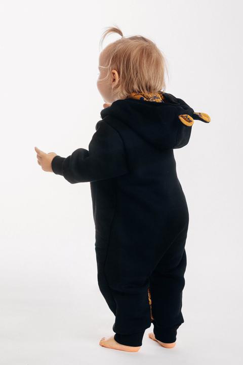 Actual product image Lennylamb Bear Romper - Under The Leaves (80)
