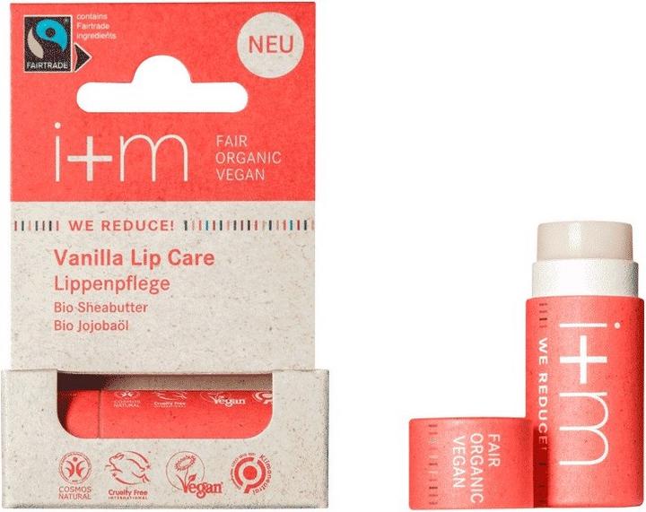 Immagine prodotto i+m Naturkosmetik Cura delle labbra alla vaniglia - Burro di karité e olio di jojoba