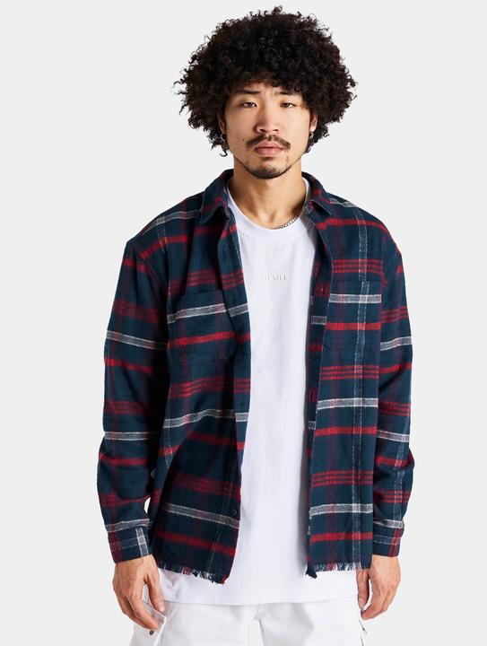 Siksilk Sik Silk Towelling Logo Check Longsleeve - 82035 (M)