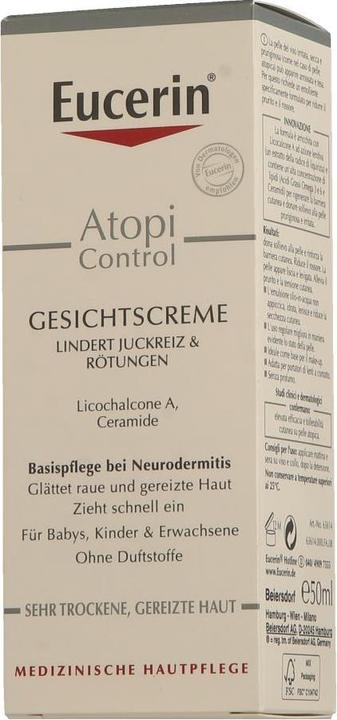 Produktbild Eucerin AtopiControl (50 ml, 24h Creme, Bis SPF 10)
