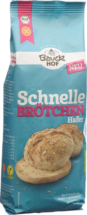 Bauckhof Panini veloci all'avena senza glutine (500 g)