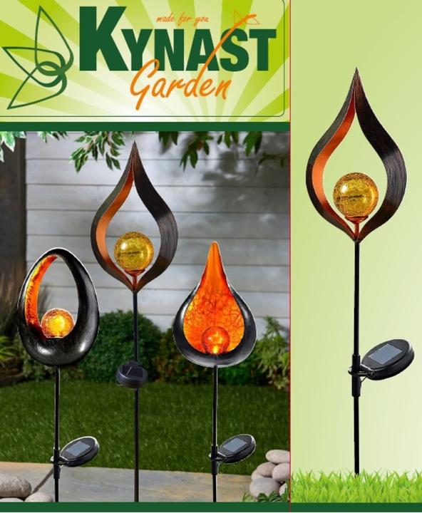 Produktbild Solar Laterne Flame Effect / Fireball H 93 cm