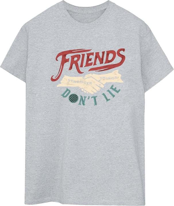 Netflix Stranger Things Friends Don't Lie Hands TShirt (3XL)