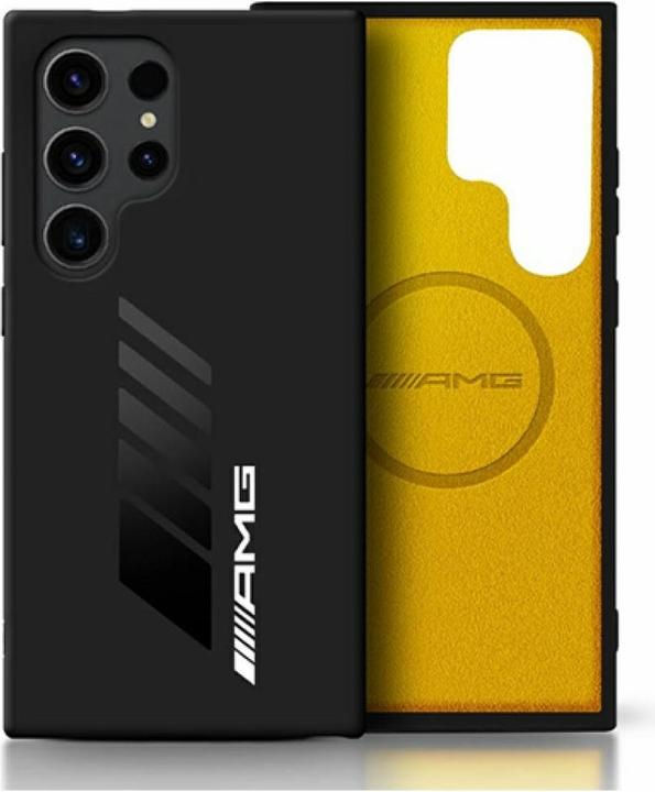 Image du produit Mercedes AMG Oversize Rhombs MagSafe Case for Samsung Galaxy S25 Ultra - Black (Samsung Galaxy S25 Ultra)