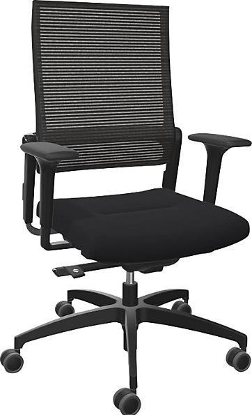 Produktbild Dauphin Bürostuhl Lordo flex mit Netzrücken, Schwarz