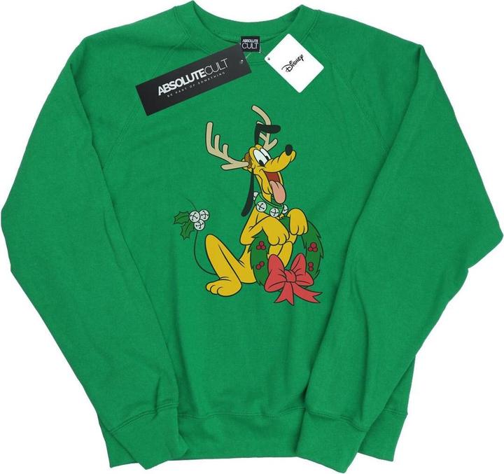Disney Pluto Christmas Reindeer Sweatshirt (XL)