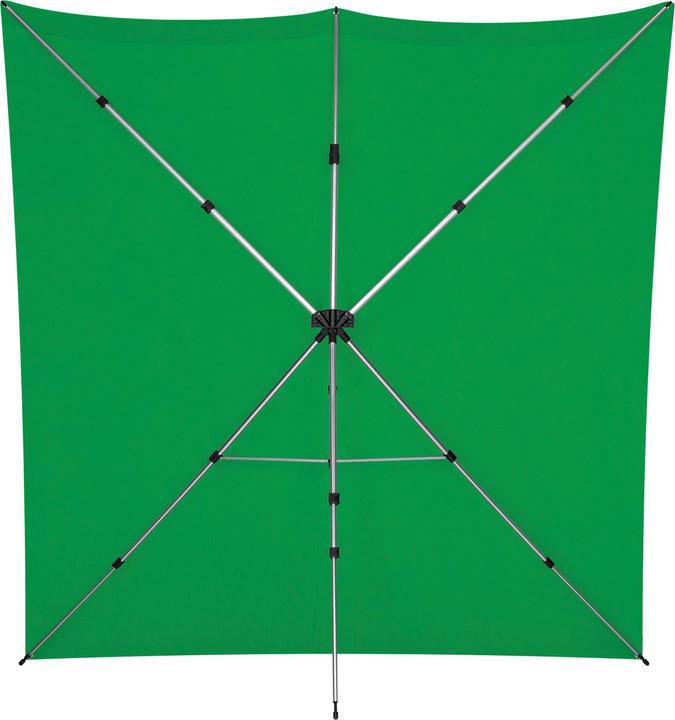 Image du produit Westcott X-Drop Pro - Green Screen (8' x 8') Kit Chroma-Key Green Backdrop Kit, 2.4x2.4m (240 cm, 800 cm)