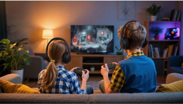 Image du produit Belkin Gaming On-Ear Kopfhörer für Kinder mit Kabel ENA011hqBK