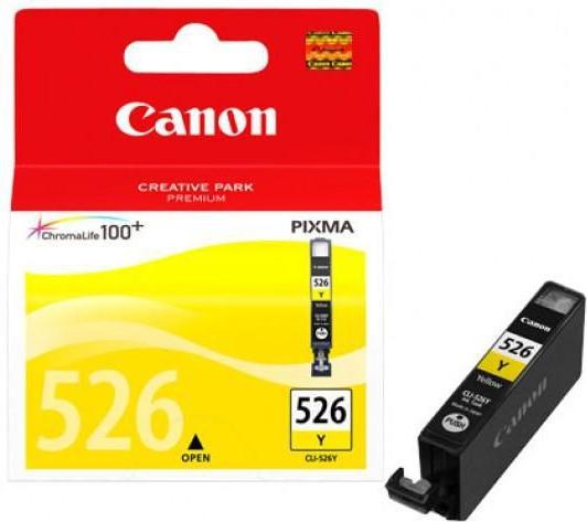 Actual product image Canon CLI-526 Y BLISTER W/SEC (Y)