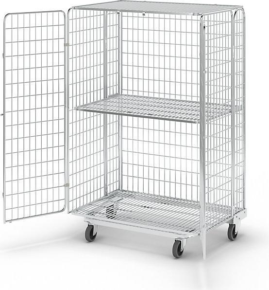 Actual product image kaiserkraft Roll container with double door (500 kg)