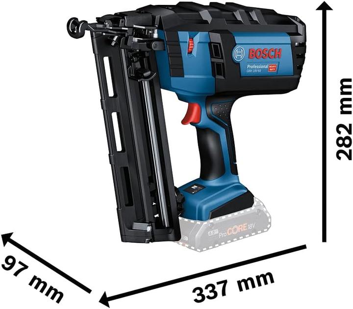 Produktbild Bosch Professional Akku-Holznagler GNH 18V-64, L-BOXX 136