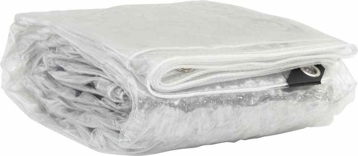 Image du produit VidaXL Bâche transparente avec oeillets 8x8 m PVC bâche transparente