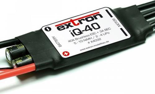 Produktbild Extron Modellbau Drehzahlregler Extron iQ-40, 2-4 Lipo