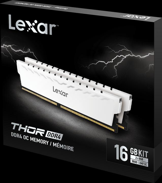 Actual product image Lexar Thor (2 x 8GB, 3600 MHz, DDR4-RAM, U-DIMM)