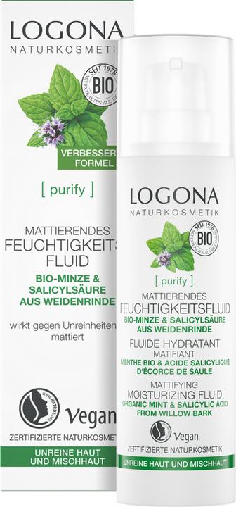 Image du produit Logona Fluide hydratant matifiant (30 ml, Fluide visage)