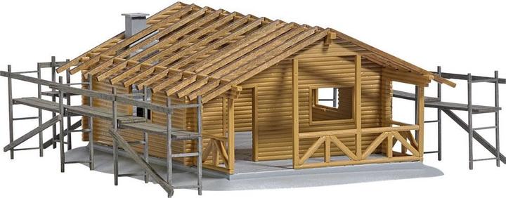 Produktbild Busch 1855 H0 Blockhütte im Bau