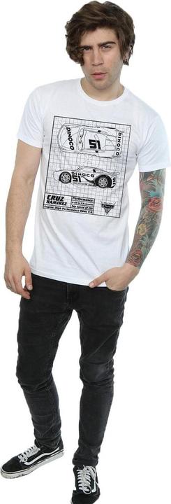 Immagine prodotto Disney Cars Cruz Ramirez Blueprint Maglietta Uomo (3XL)