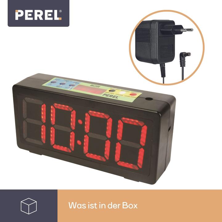 Actual product image Perel Uhr Mit Chronometer