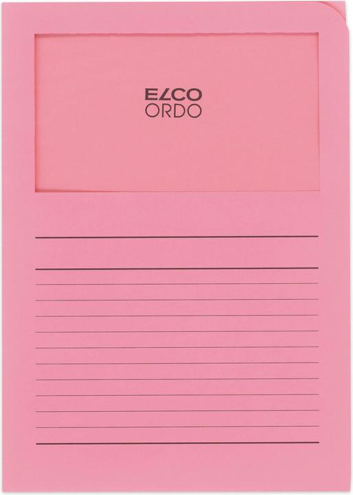 Image du produit Elco Classeur à levier Ordo Classico DIN A4 papier 220 mm x 310 mm rose (A4, 100 x)