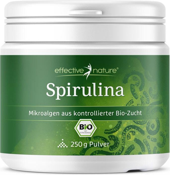 Effective Nature Bio Spirulina (1 Stück, Pulver, 250 g)