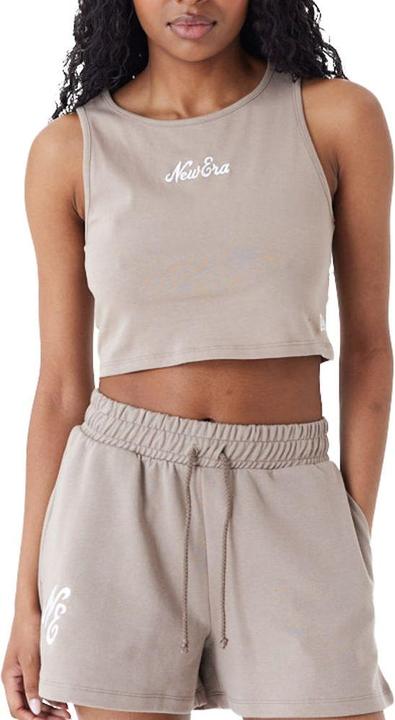 New Era Ladies Cropped Tank Top ash brown - XL (XL)