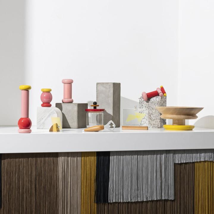 Image du produit Alessi Moulin à poivre DCO : MP0210 rouge-jaune (Poivre)