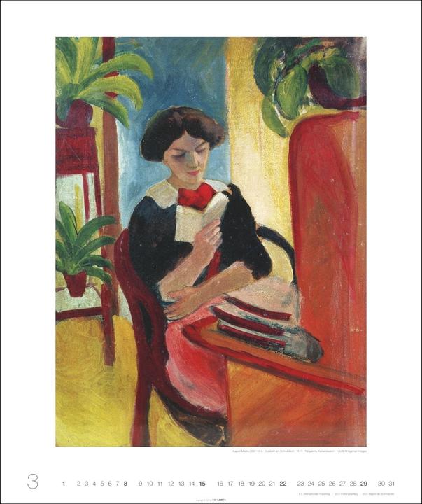 Actual product image Lesende Frauen Edition Kalender 2026 (46 x 55 cm, Hardcover, German)