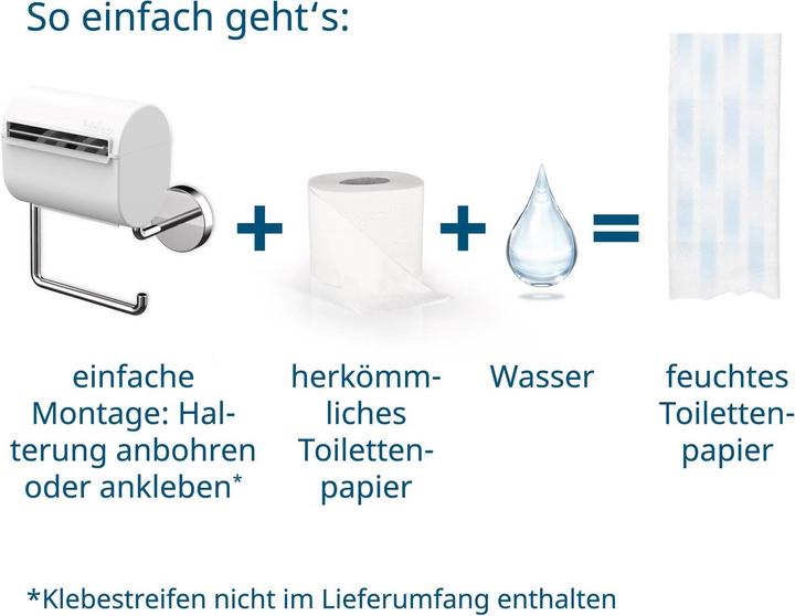 Produktbild Bideo Toilettenpapierhalterung mit Befeuchter