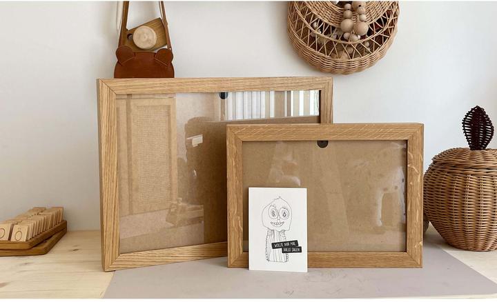 Actual product image Jamu Picture frame for children's drawings (A3)